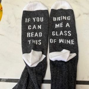 Novelty socks, fits a size 6